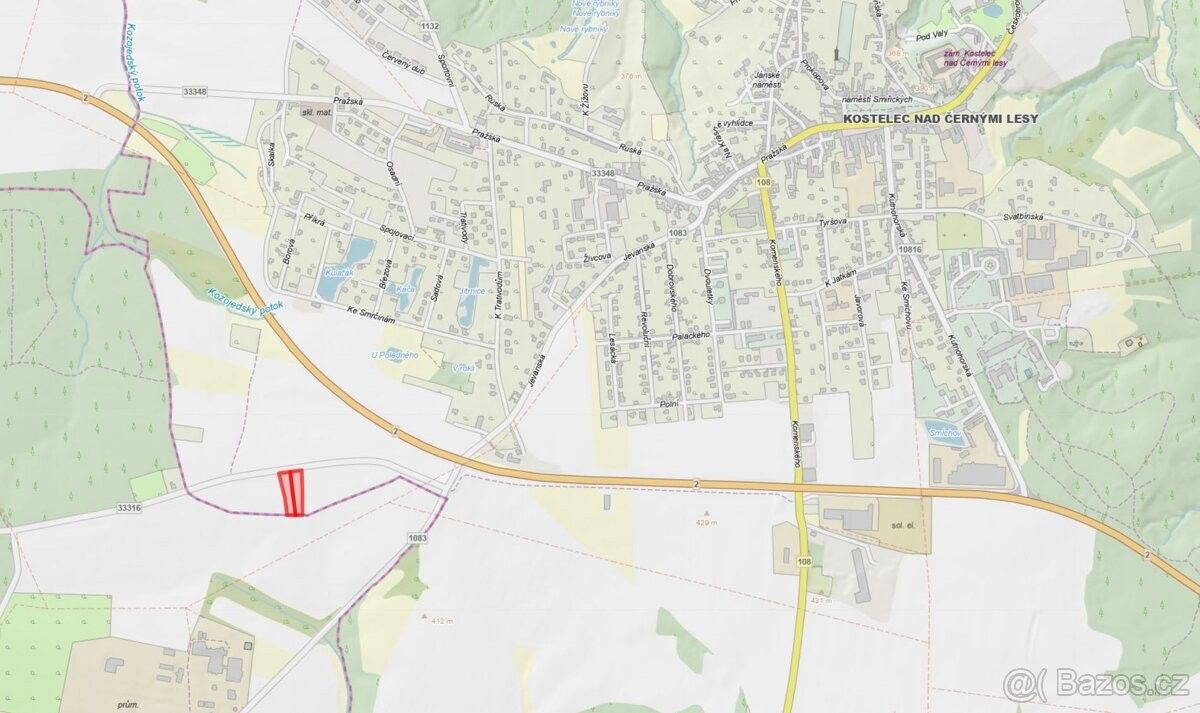 Prodej pozemek pro bydlení - Kostelec nad Černými Lesy, 281 63