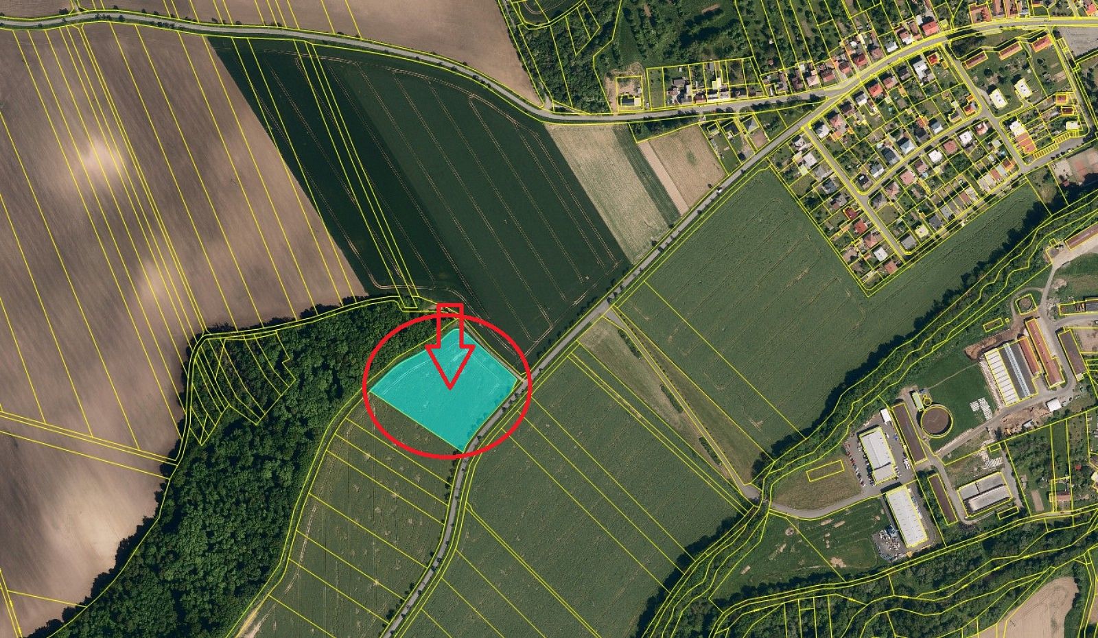 Zemědělské pozemky, Všechovice - Bučovice, okres Přerov, Olomoucký kraj