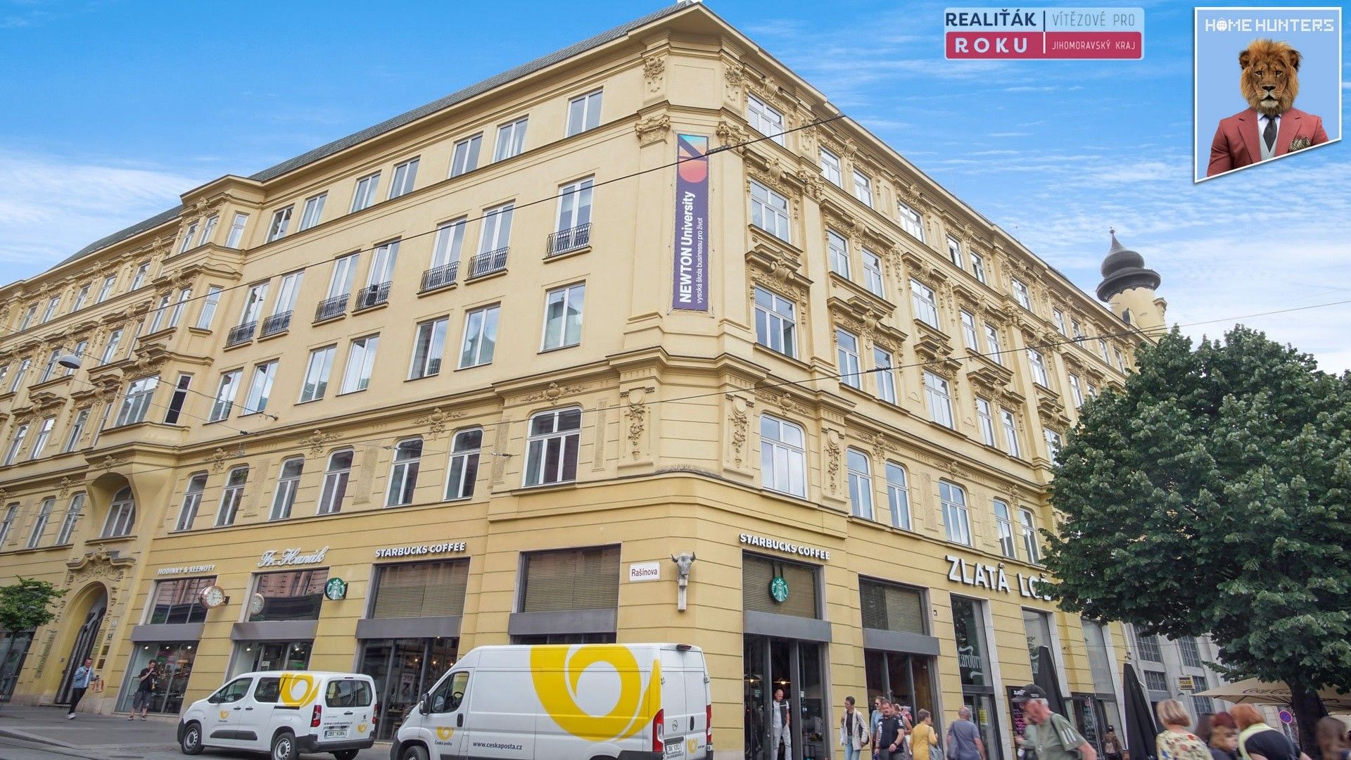 Pronájem kancelář - Rašínova, Brno, 92 m²