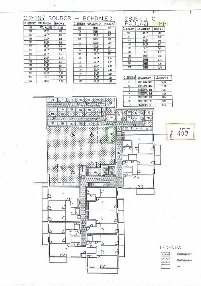 Pronájem ostatní - V dolině  , Praha, 12 m²
