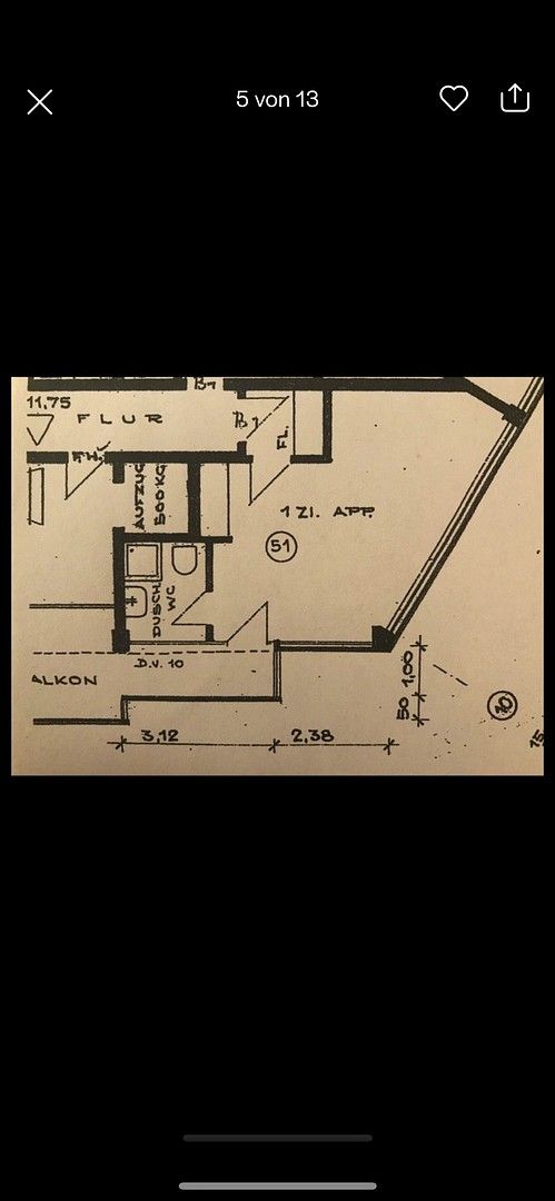 1+1, , Bádensko-Württembersko, 36 m² - 1