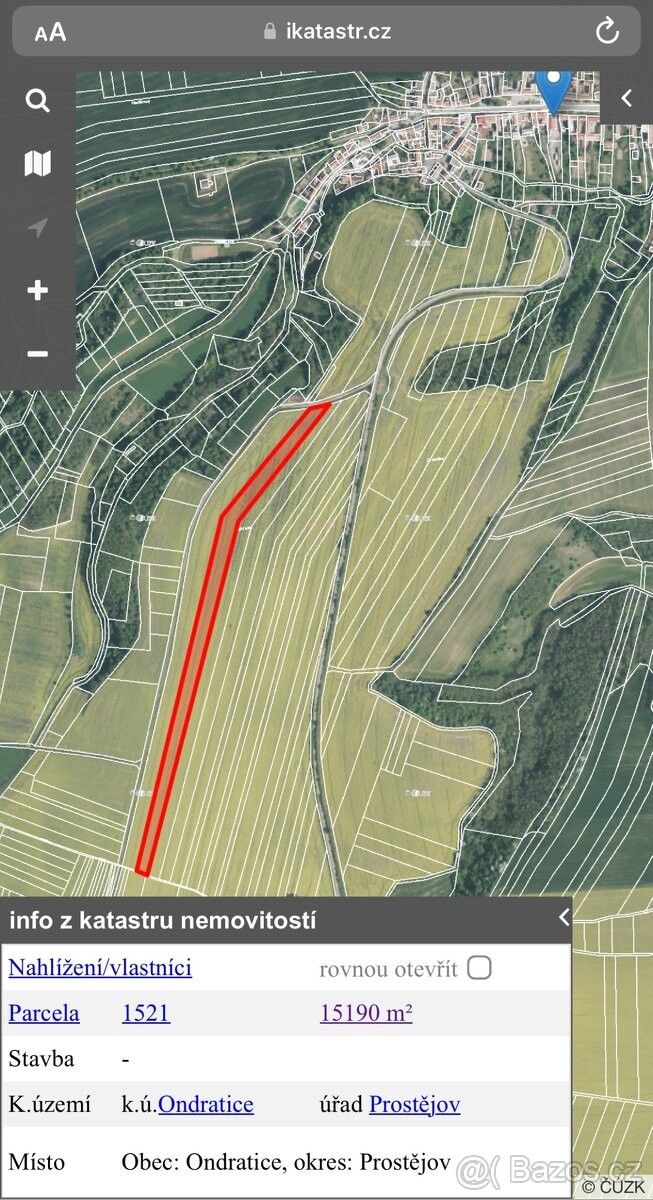 Pozemky pro bydlení, Brodek u Prostějova, 798 07