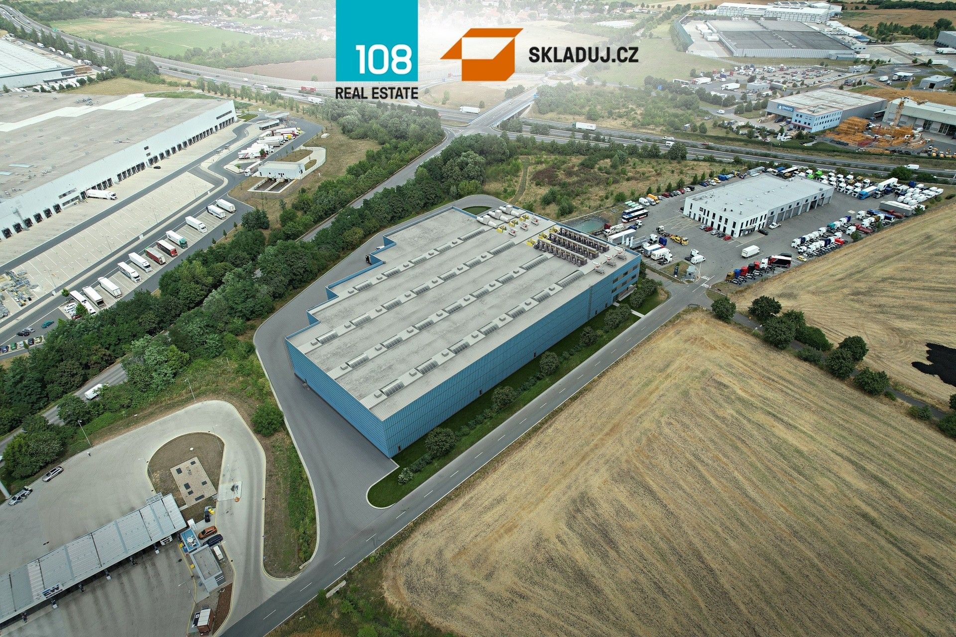 Sklady, Kozomín, 7 600 m² - 2