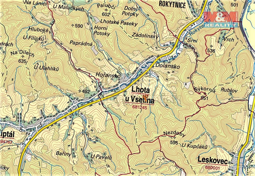 Prodej zemědělský pozemek - Lhota u Vsetína, okres Vsetín, Zlínský kraj - 5