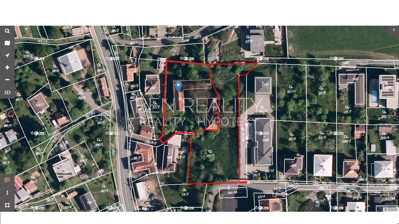 Prodej pozemek pro bydlení - Václavská, Zlín