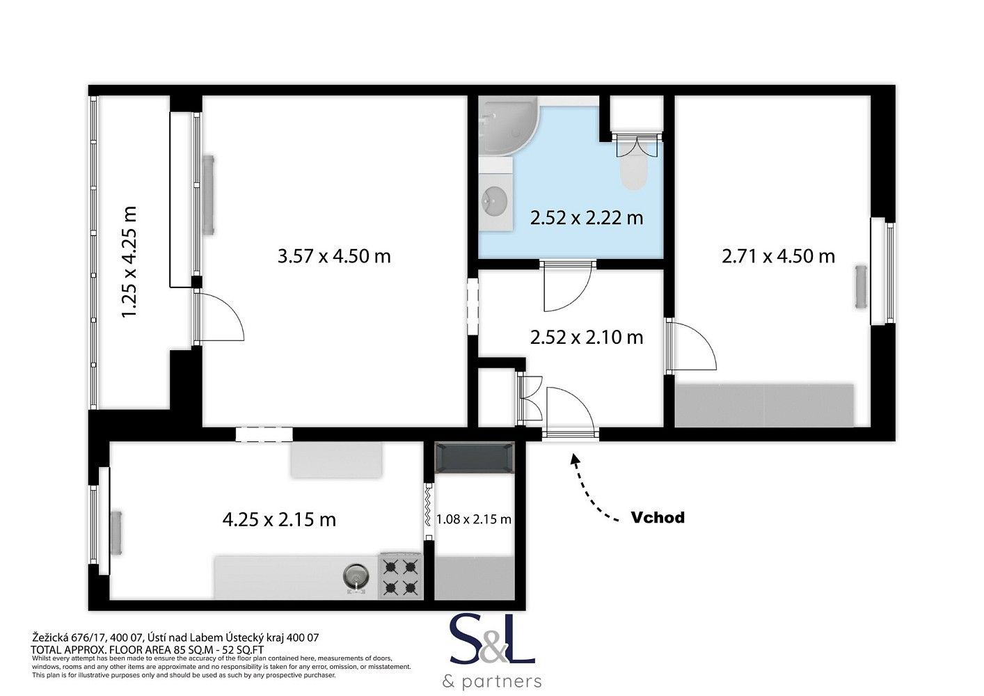 Byt 2+1 · 58 m² · Ústí nad Labem - Krásné Březno, Ústecký kraj - 3