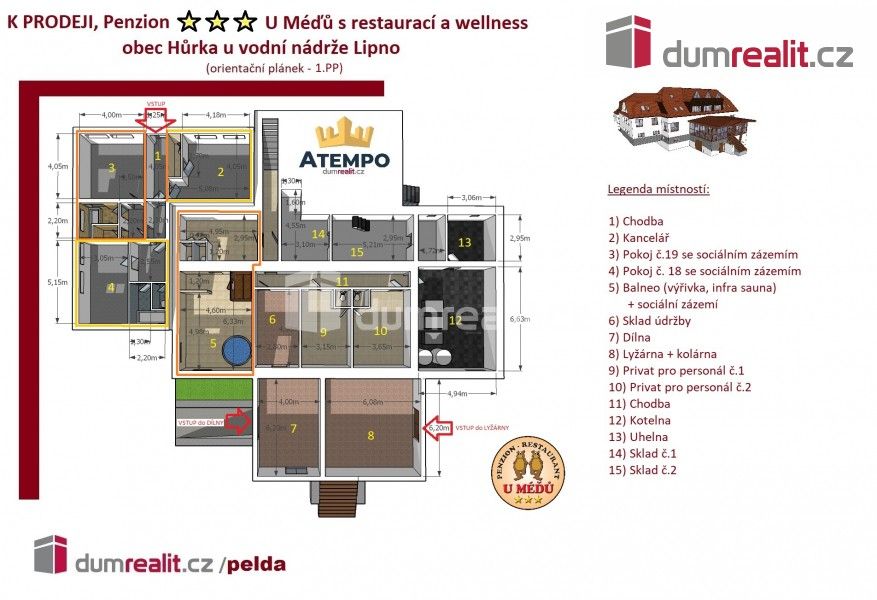 Ubytovací zařízení · 1 320 m² · Hůrka, Horní Planá - 3