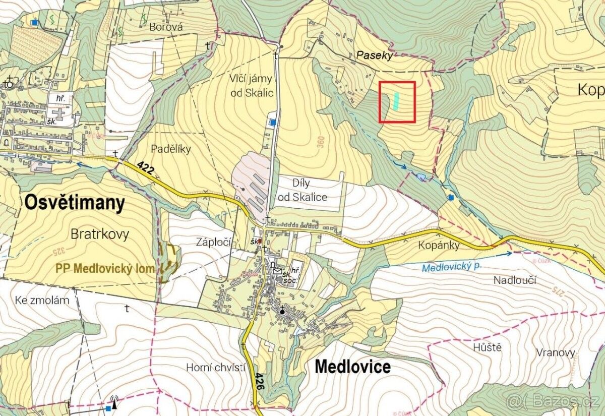 Zemědělské pozemky, Medlovice, 687 41, 1 617 m²