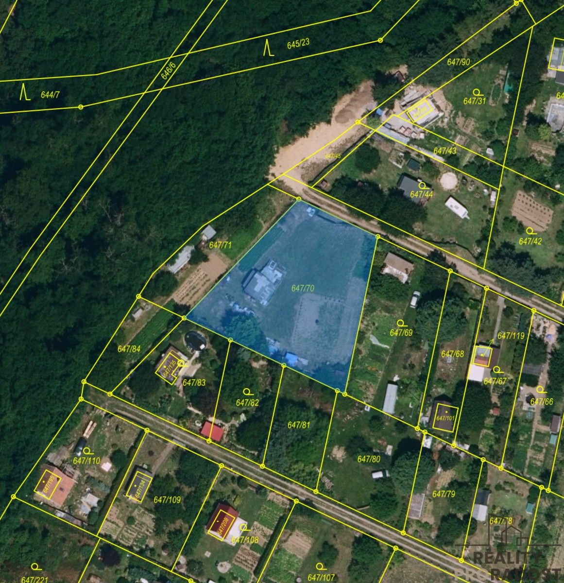 Prodej pozemek pro bydlení - Oblekovická, Znojmo Oblekovice, 1 283 m² - 2