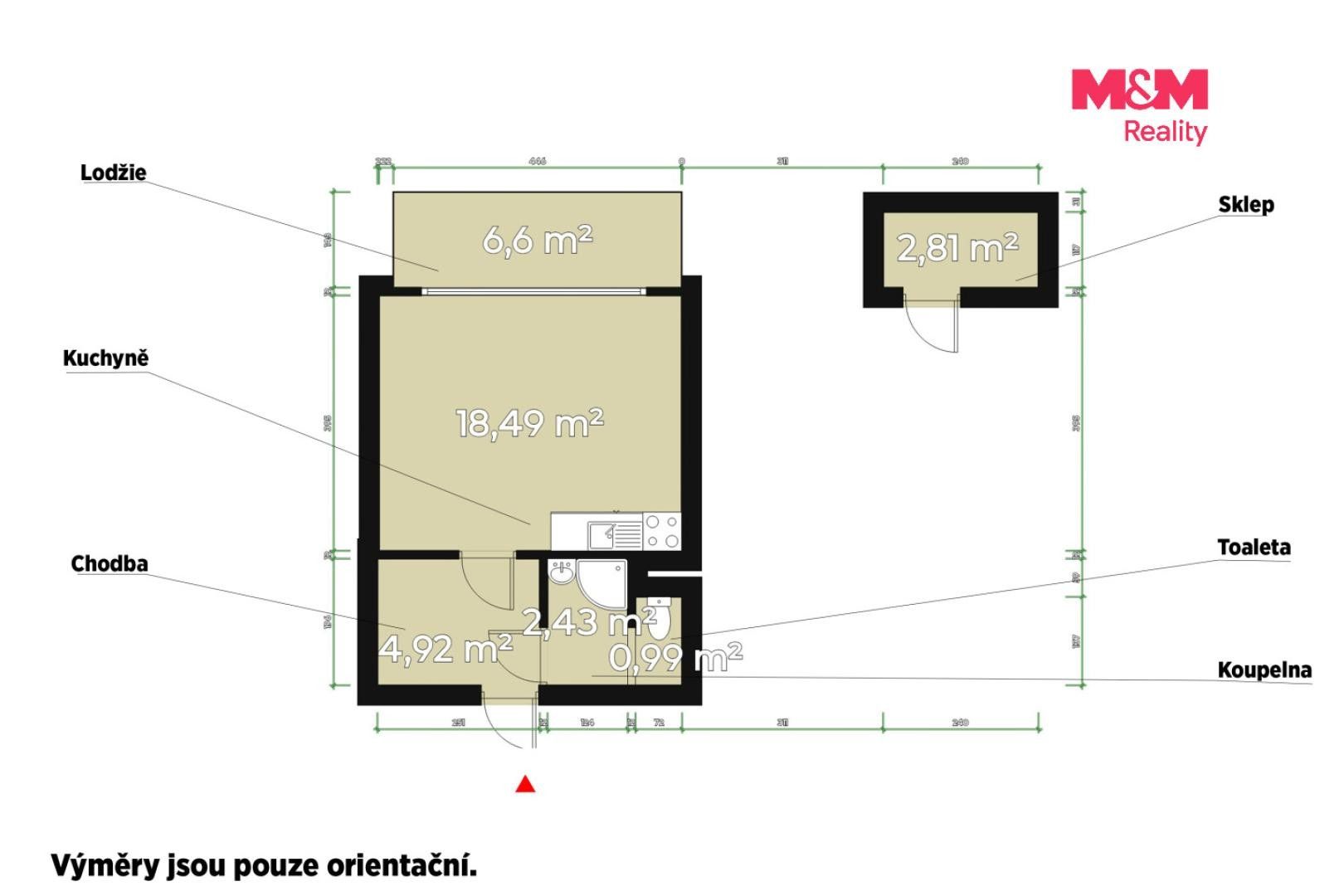Prodej byt 1+kk - Sokolovská 758, Plzeň Severní Předměstí, 28 m² - 5