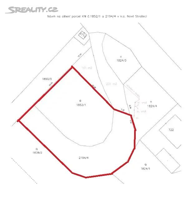 Prodej pozemek pro bydlení - Nové Strašecí, 271 01