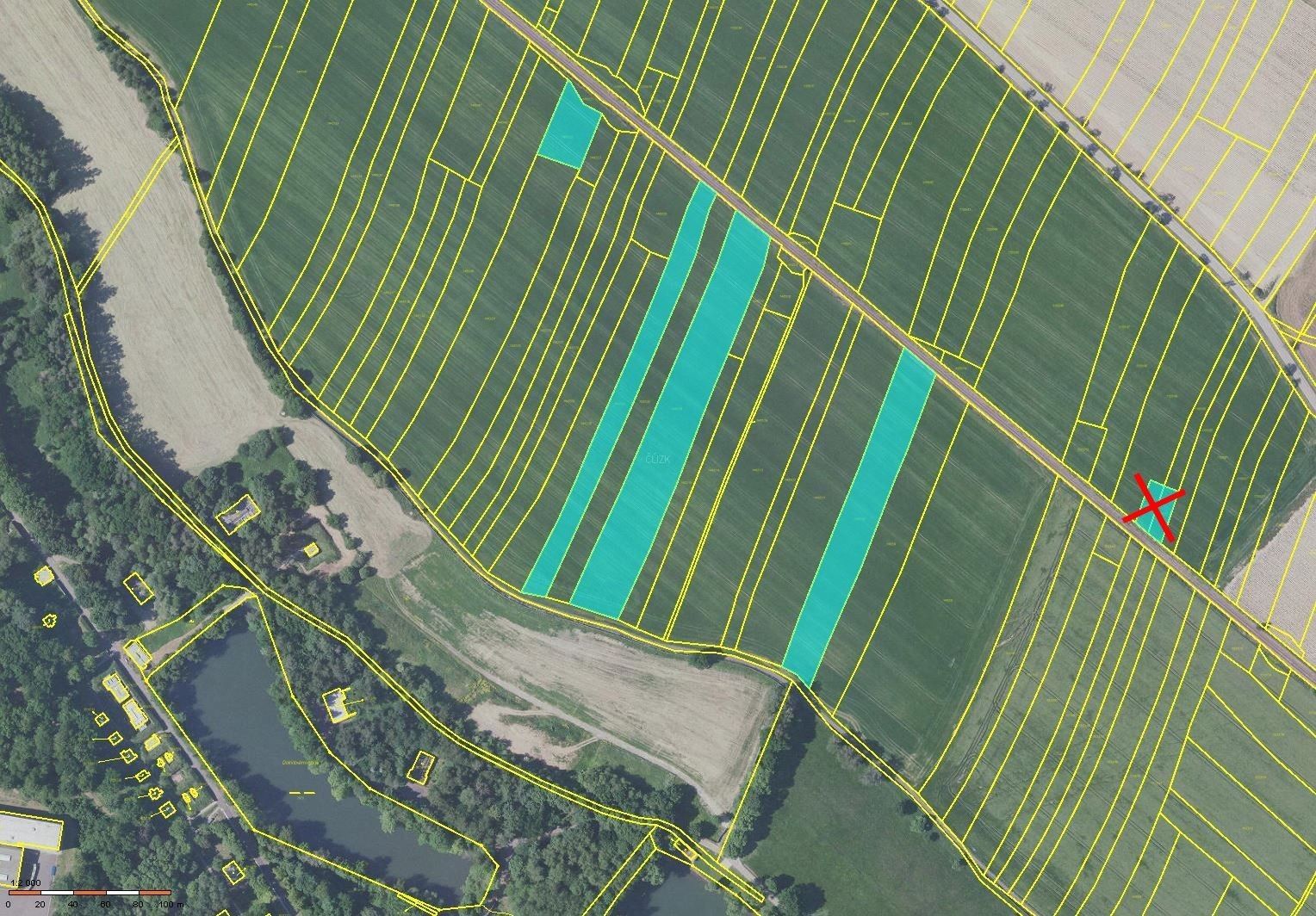 Zemědělské pozemky, Lidická, Vlašim, 17 147 m²