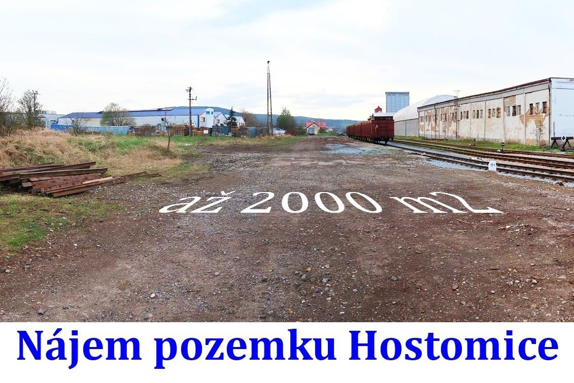 Komerční pozemky, Nádražní, Hostomice, 2 000 m²