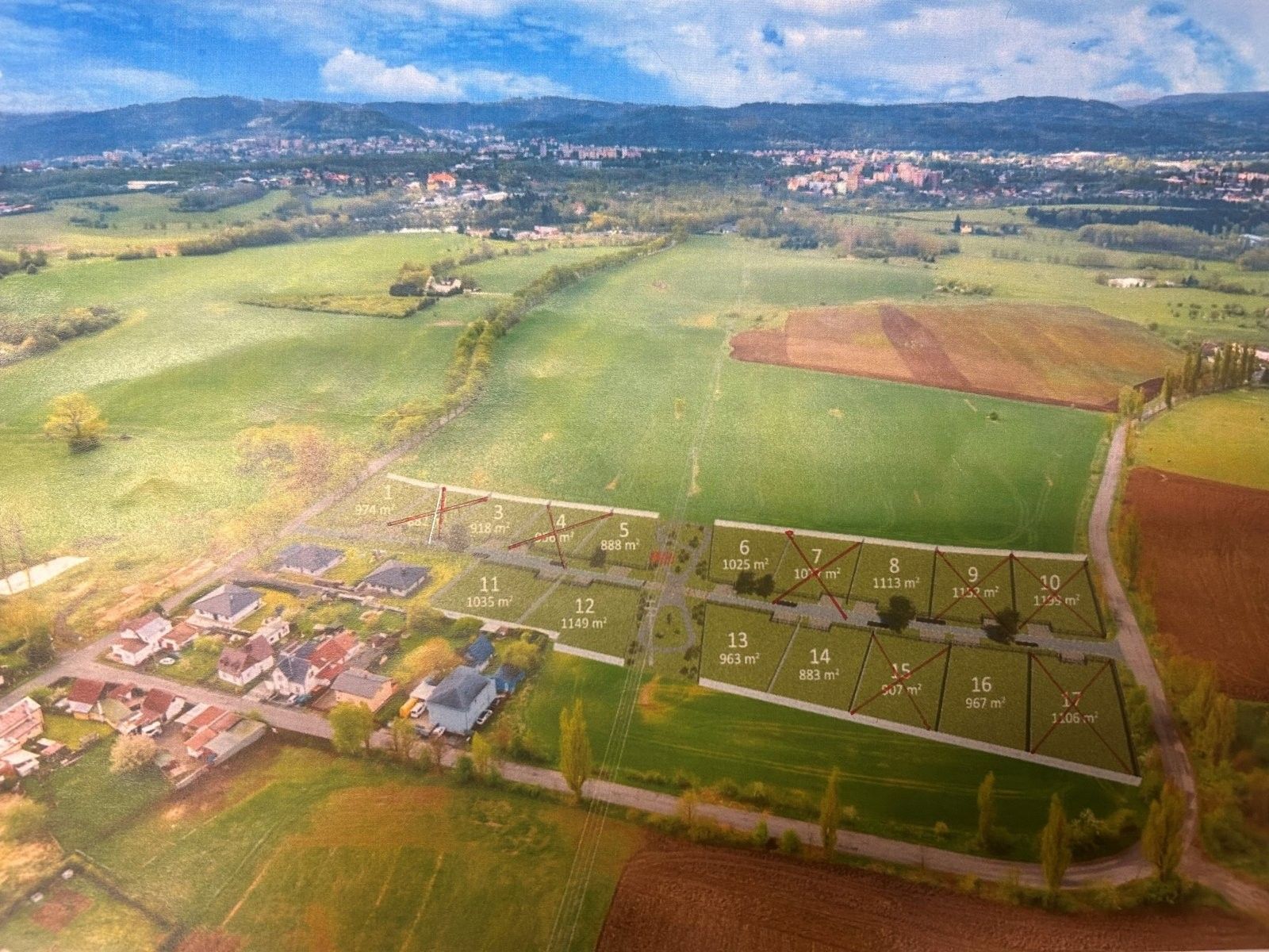 Pozemky pro bydlení, Čankov, Karlovy Vary, 888 m²