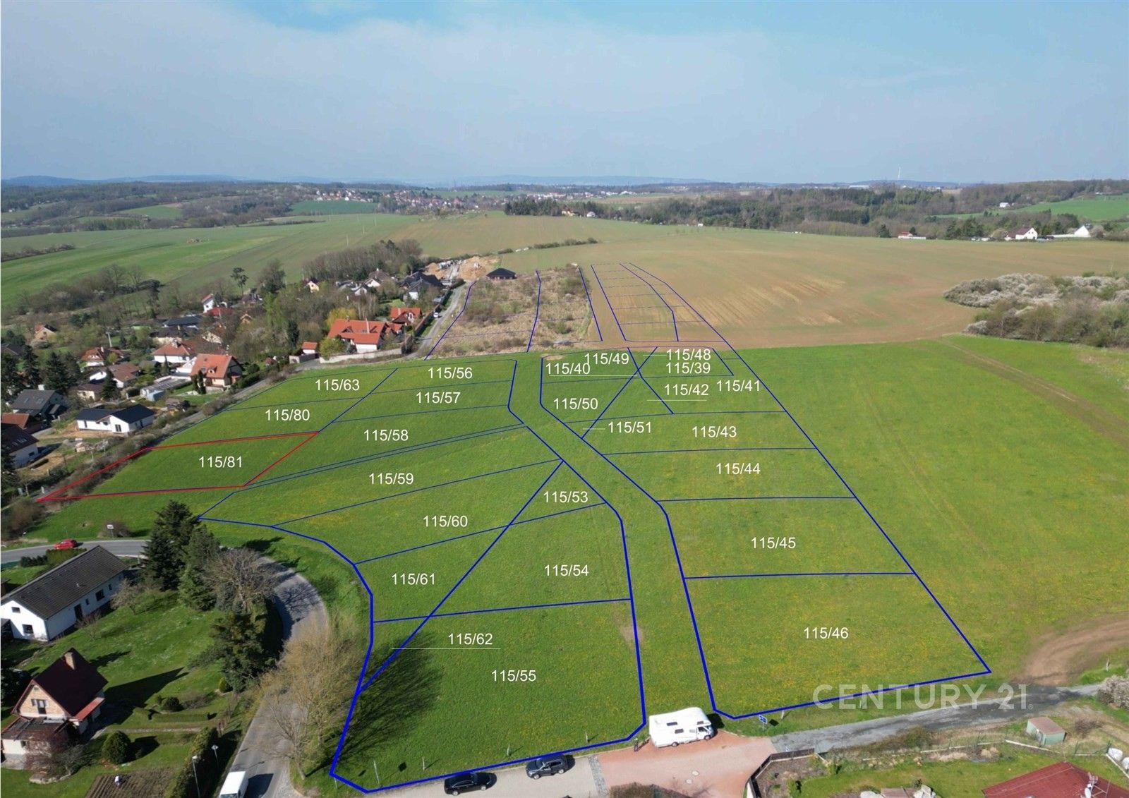 Prodej pozemek pro bydlení - Libeř