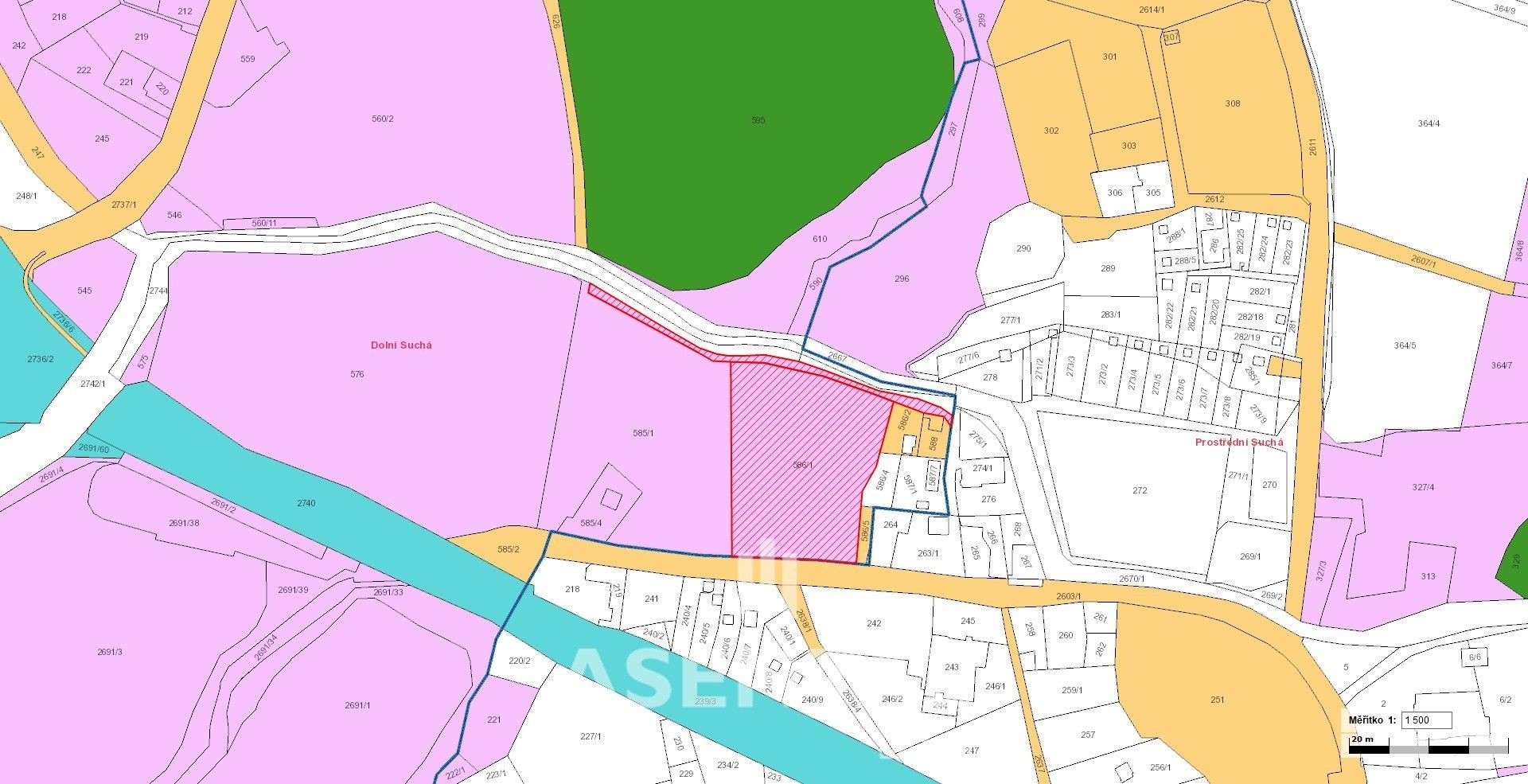 Prodej pozemek - U Pošty, Havířov