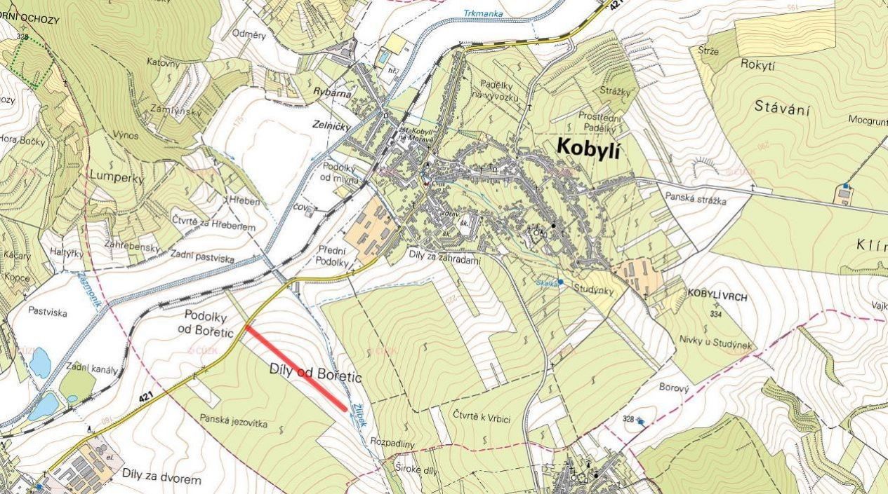 Prodej zemědělský pozemek - Kobylí