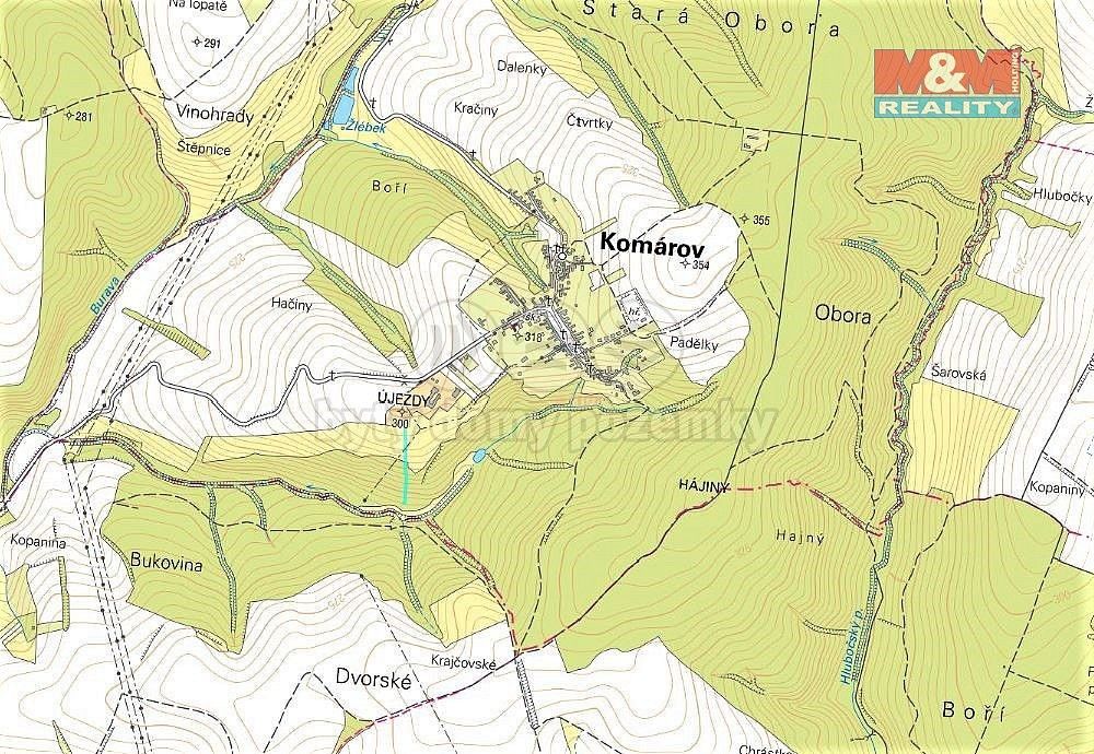 Prodej pozemek - Komárov, okres Zlín, Zlínský kraj - 5