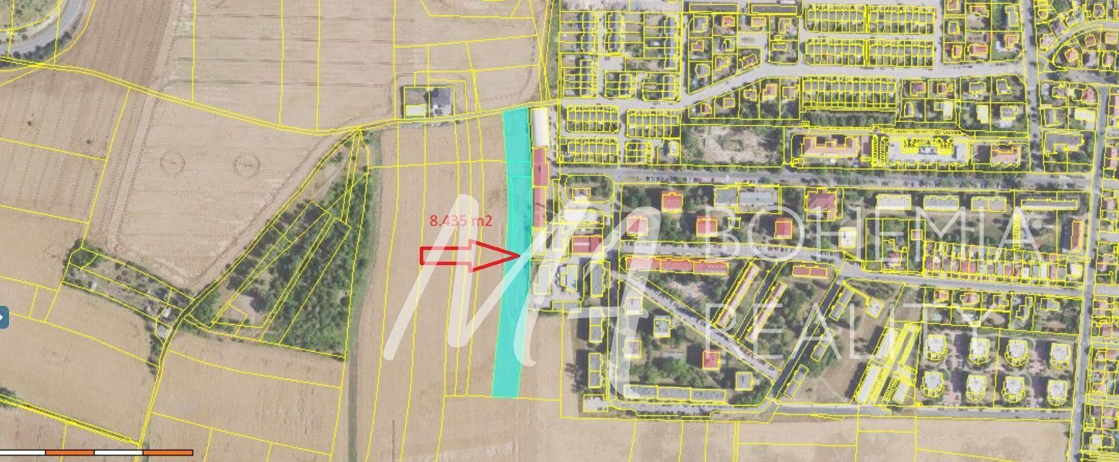 Prodej zemědělský pozemek - Švehlova, Slaný, 8 435 m²