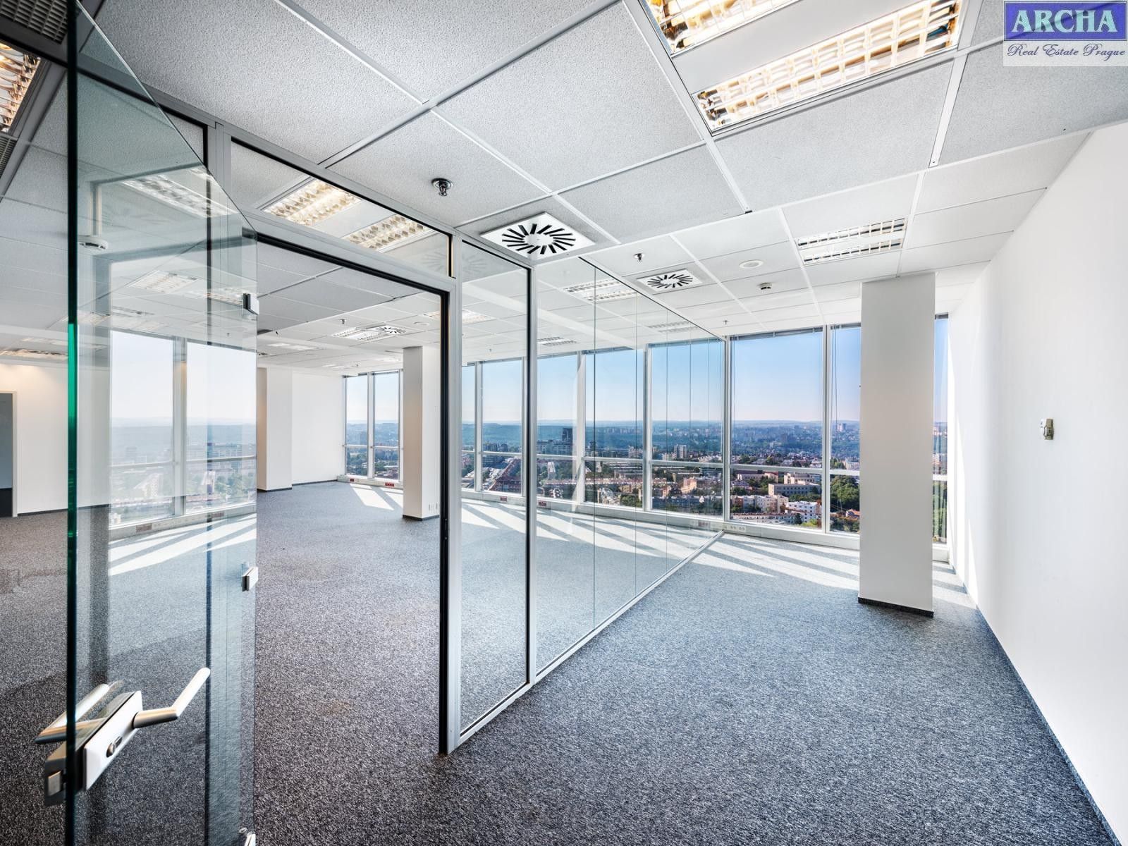 Pronájem kancelář - Na Pankráci,Praha 4, Nusle, 200 m²