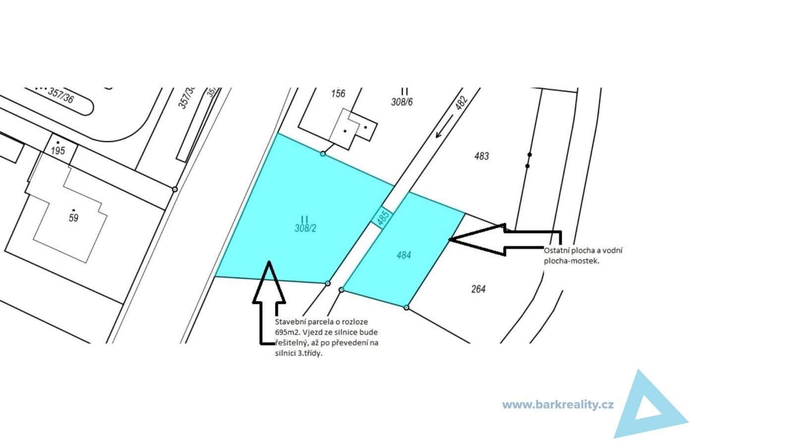 Prodej pozemek pro bydlení - Kumburský Újezd, Nová Paka, 1 040 m² - 2