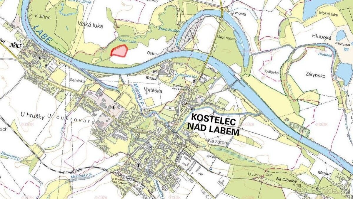 Prodej pozemek pro bydlení - Kostelec nad Labem, 277 13