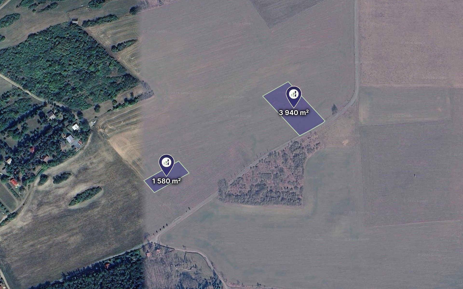 Zemědělský pozemek · 9 095 m² · Sýkořice - 2