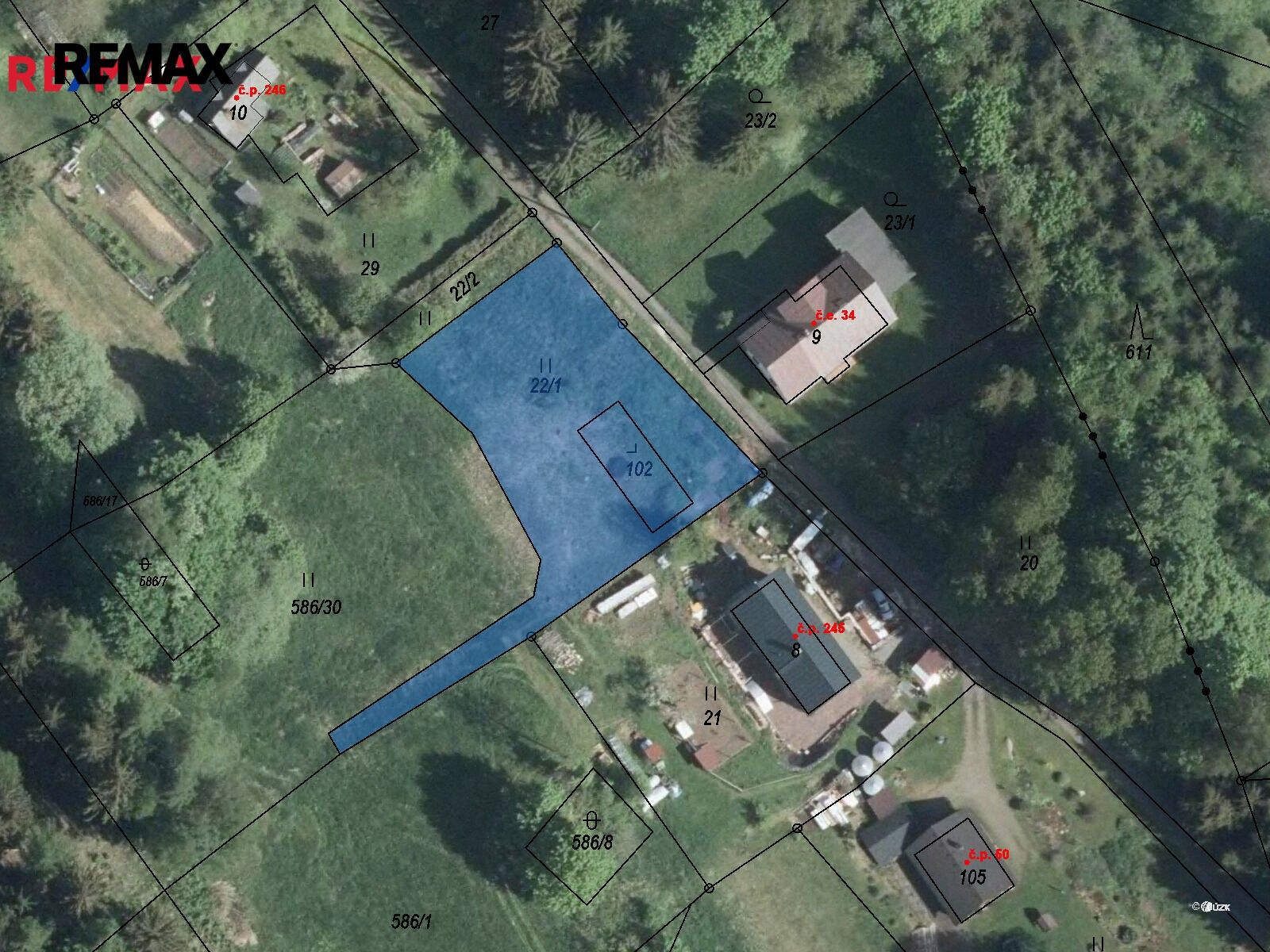 Pozemek pro bydlení, 902 m²