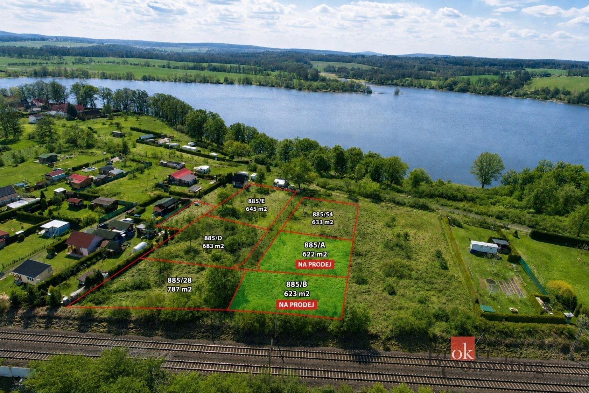 Pozemky pro bydlení, Podhrad, Cheb, 623 m² - 1