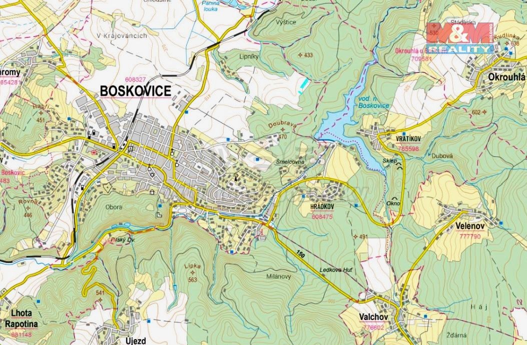Prodej zemědělský pozemek - Boskovice, 680 01, 1 418 m²