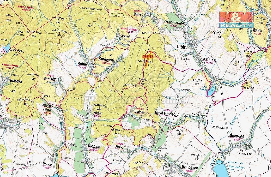 Prodej les - Nová Hradečná, okres Olomouc, Olomoucký kraj - 2