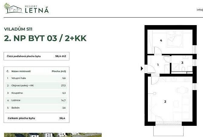 Byt 2+kk · 57 m² · Karlovy Vary - Stará Role, Karlovarský kraj - 4
