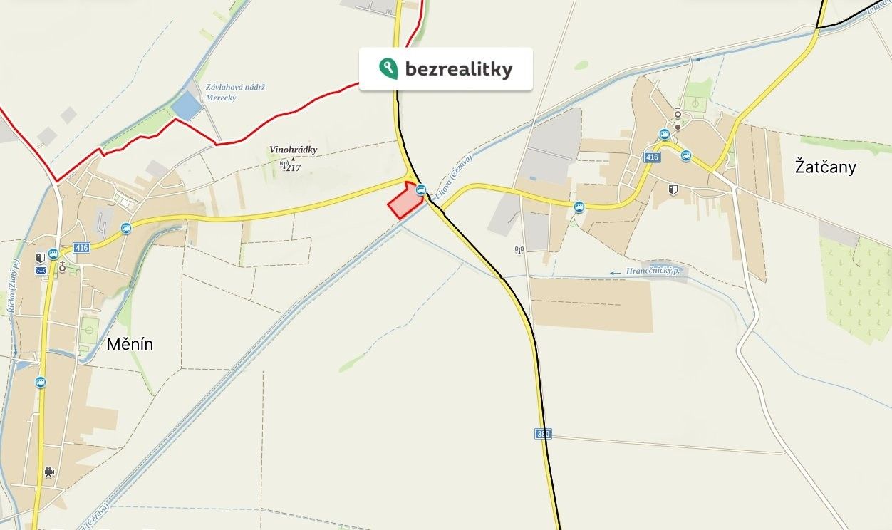 Zemědělské pozemky, Měnín - 2