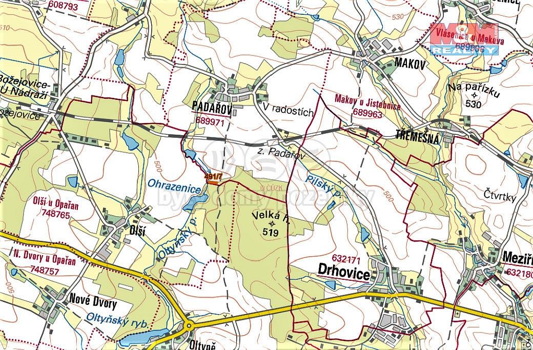 Prodej zemědělský pozemek - Jistebnice, okres Tábor - 5