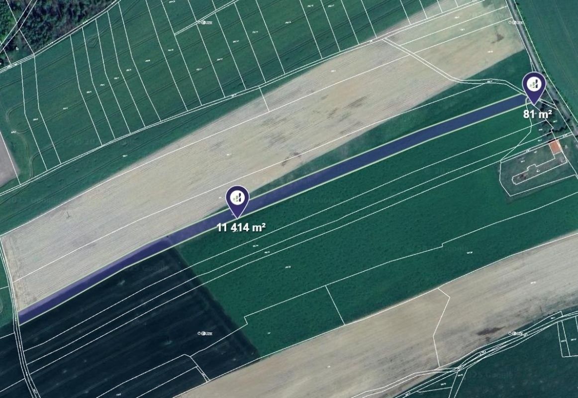 Zemědělské pozemky, Hřebečníky, 11 495 m²