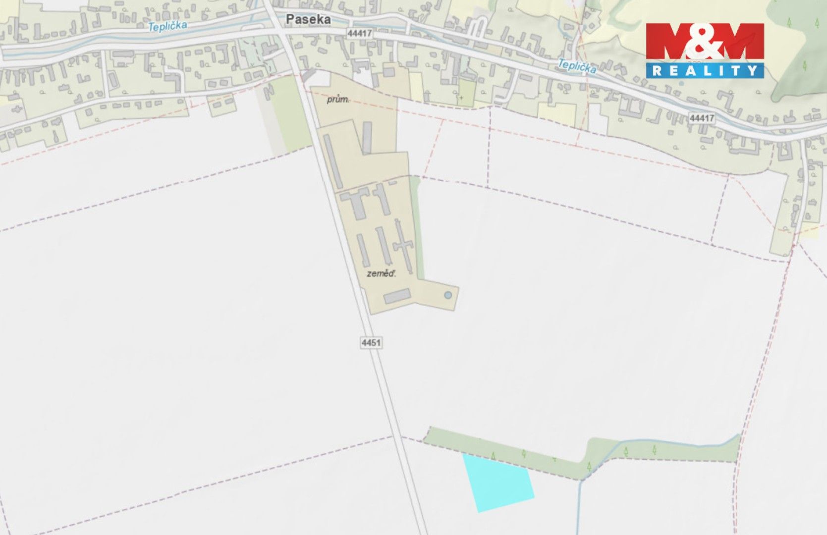 Prodej zemědělský pozemek - Paseka