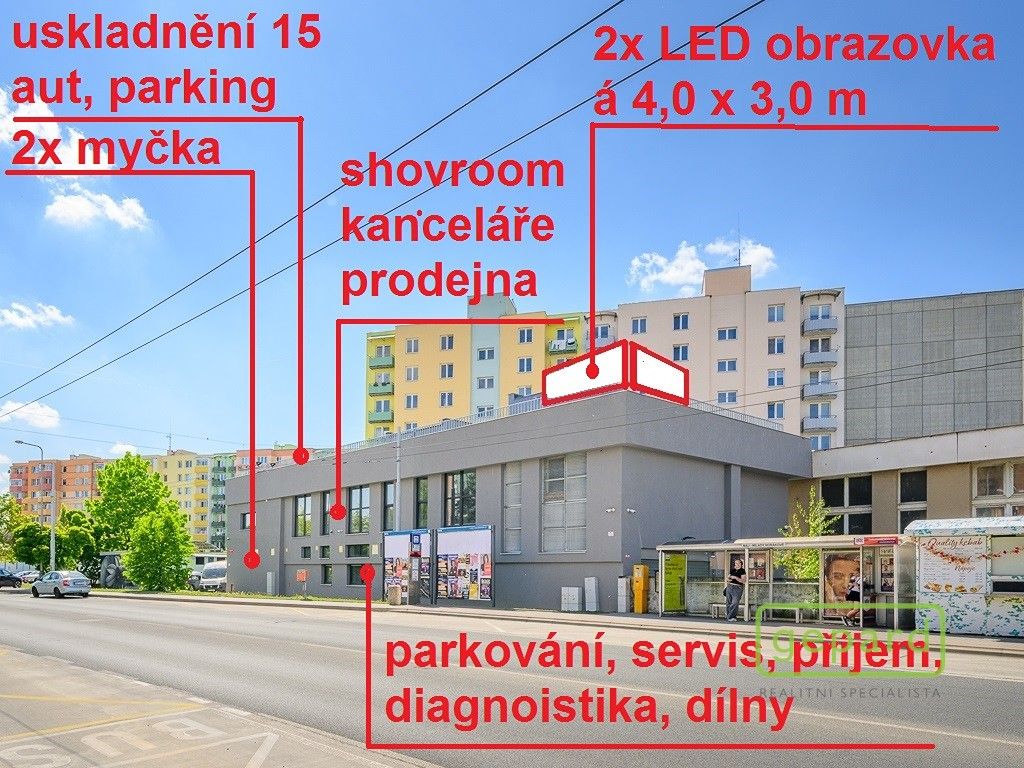 Prodej obchodní prostory - Dr. Bureše, České Budějovice, 1 m²