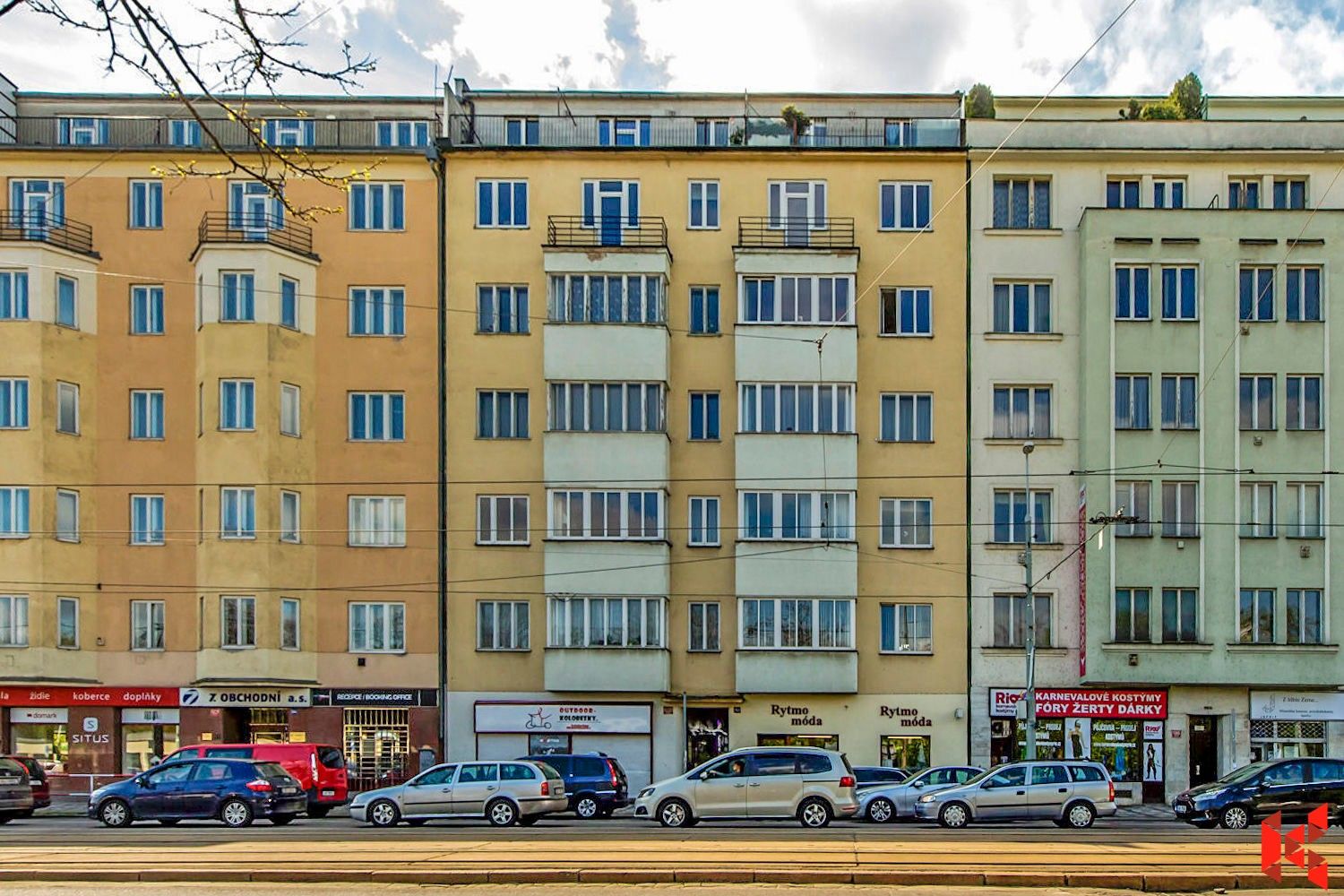 Pronájem byt 2+kk - Vinohradská, Praha, 52 m²