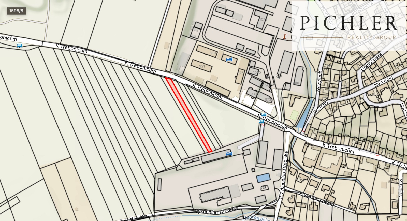 Komerční pozemek · 1 225 m² · Praha - 3