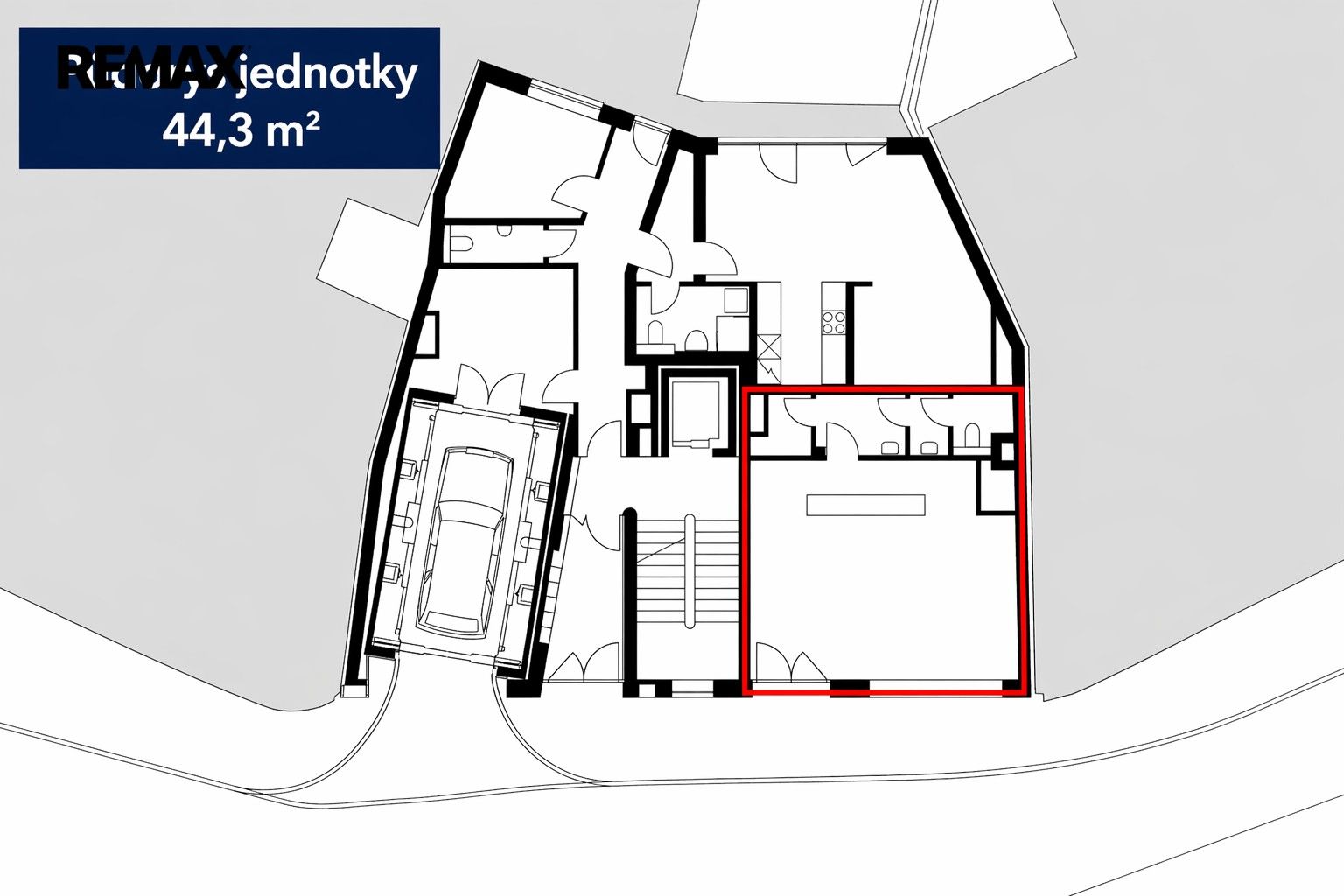 Prodej obchodní prostory - Kopečná 999, Brno Staré Brno, 44 m² - 5
