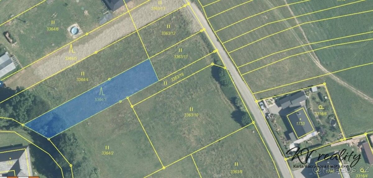 Prodej pozemek pro bydlení - Hošťálková u Vsetína, 756 22