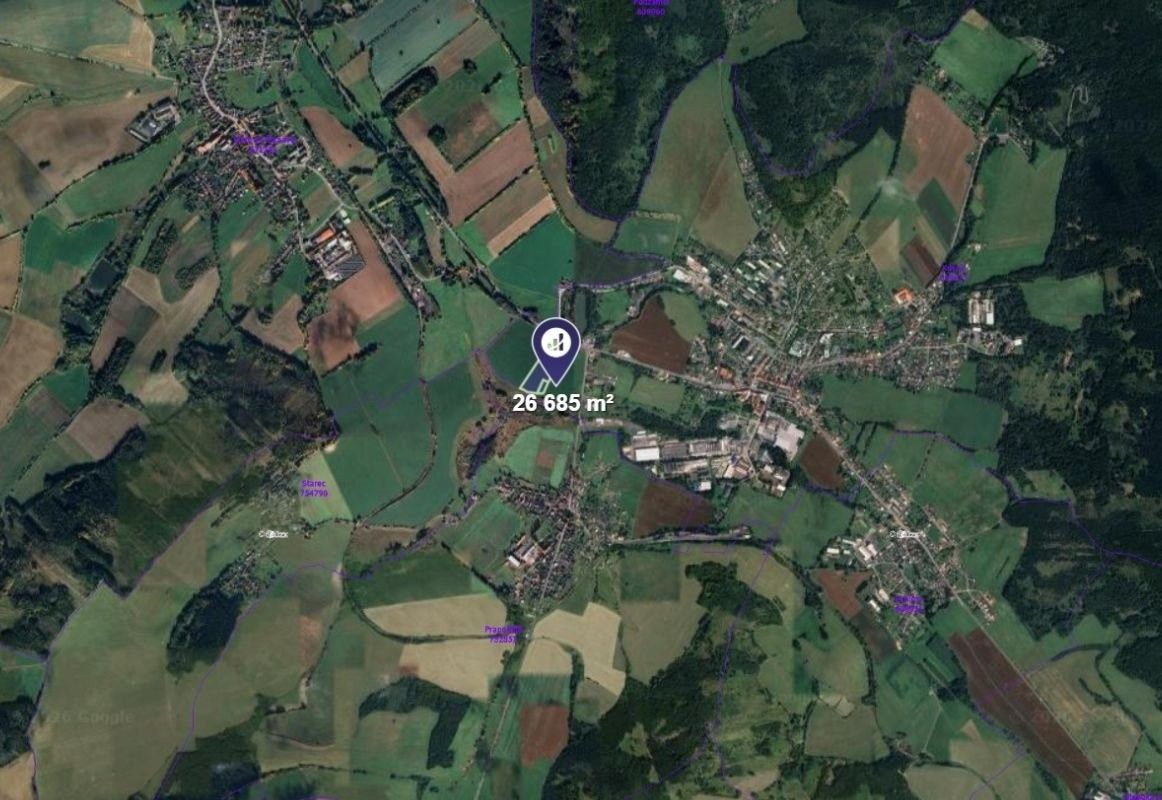 Zemědělský pozemek, Kdyně – pohled 2