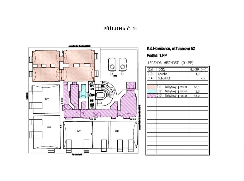 Obchodní prostory, Tusarova, Praha - Holešovice, 292 m² - 2