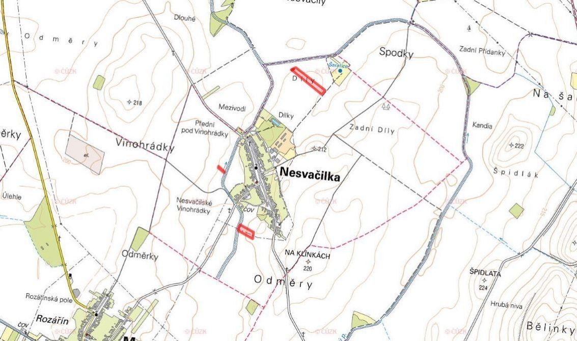 Zemědělské pozemky, Nesvačilka - 2