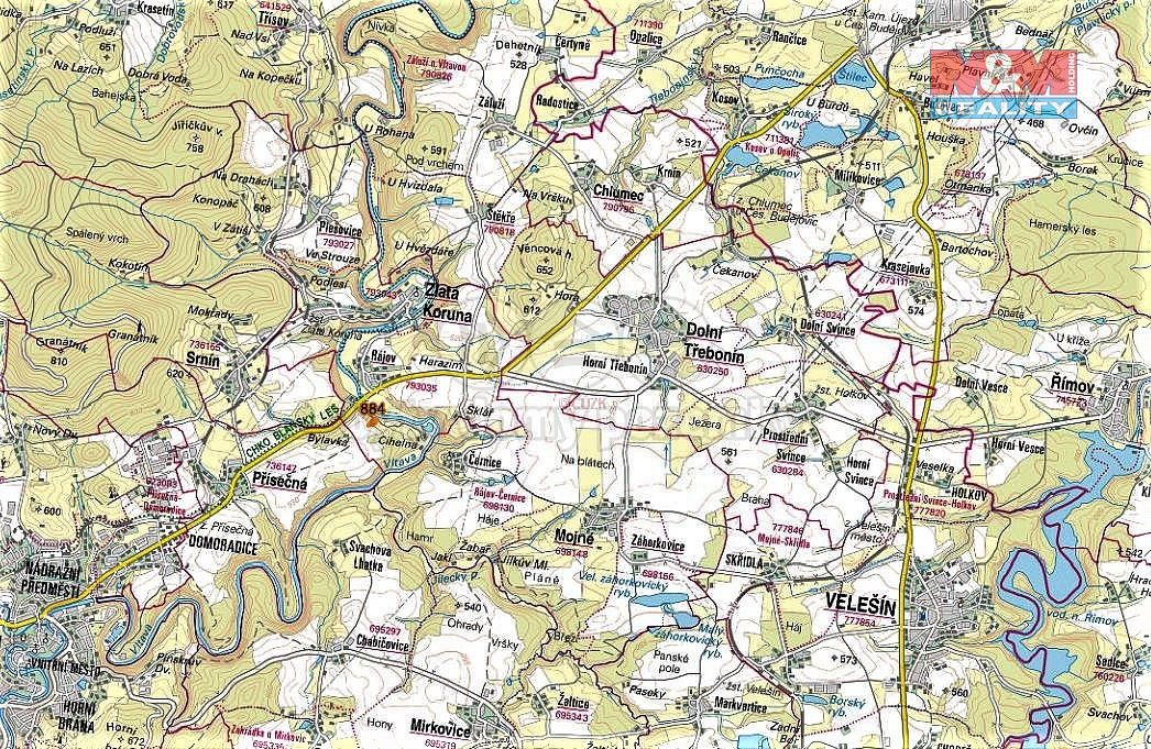 Prodej louka - Zlatá Koruna, okres Český Krumlov, Jihočeský kraj - 5