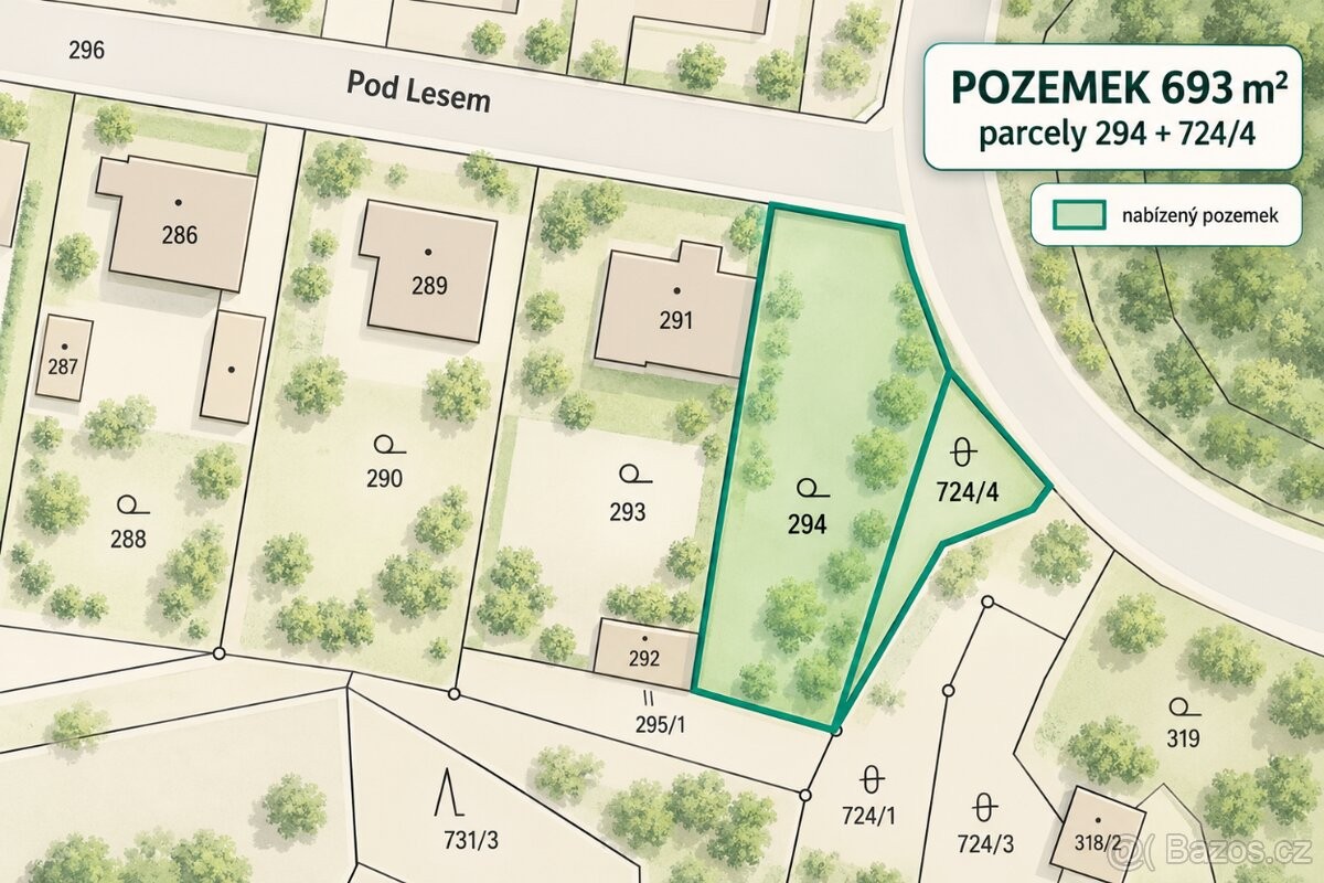 Pozemek pro bydlení · Háj ve Slezsku, 747 92 - 3