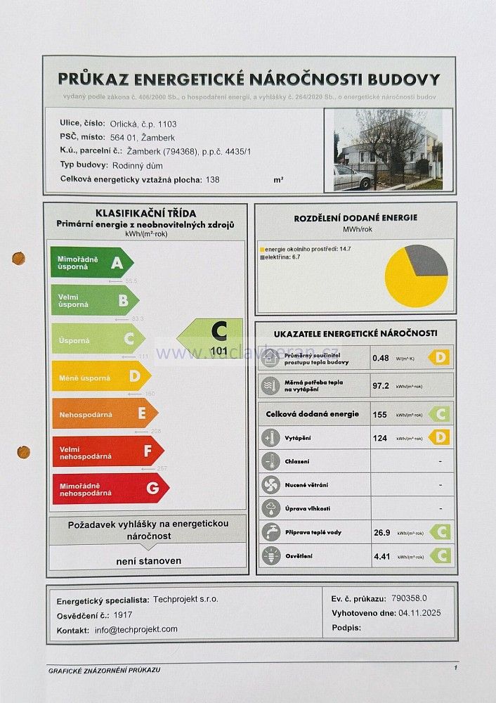 Rodinný dům · 138 m² · Žamberk, okres Ústí nad Orlicí, Pardubický kraj - 3