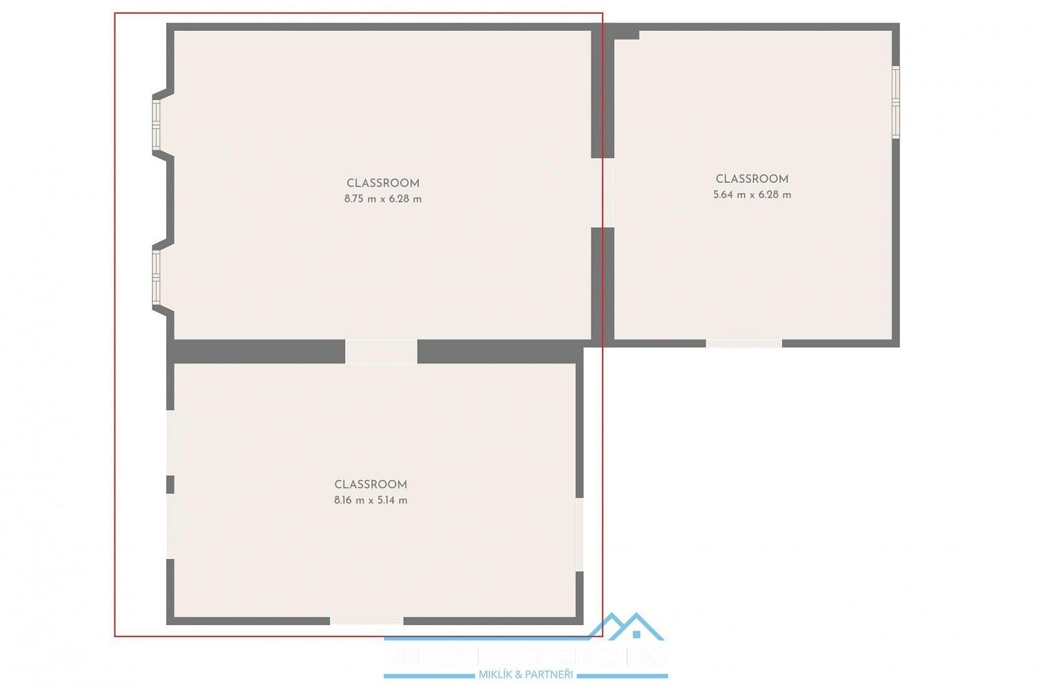 Kanceláře, Znojmo, Jihomoravský kraj, 103 m² - 2