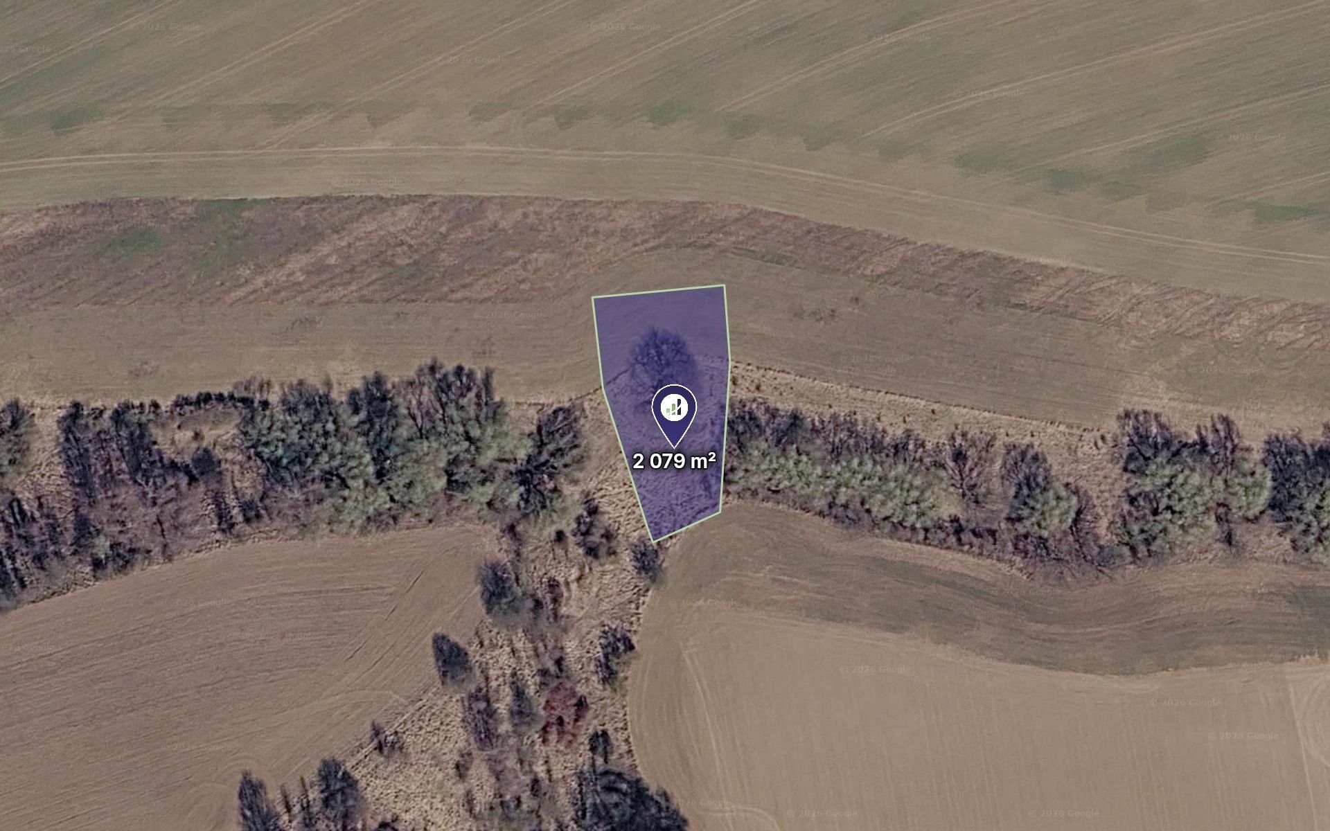 Louka, 2 079 m²