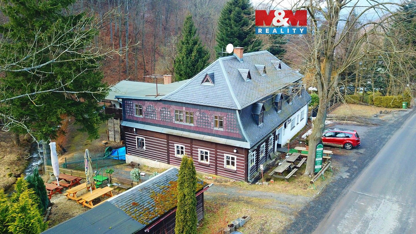 Ubytovací zařízení, Kryštofovo Údolí, okres Liberec, Liberecký kraj, 2 062 m² - 1
